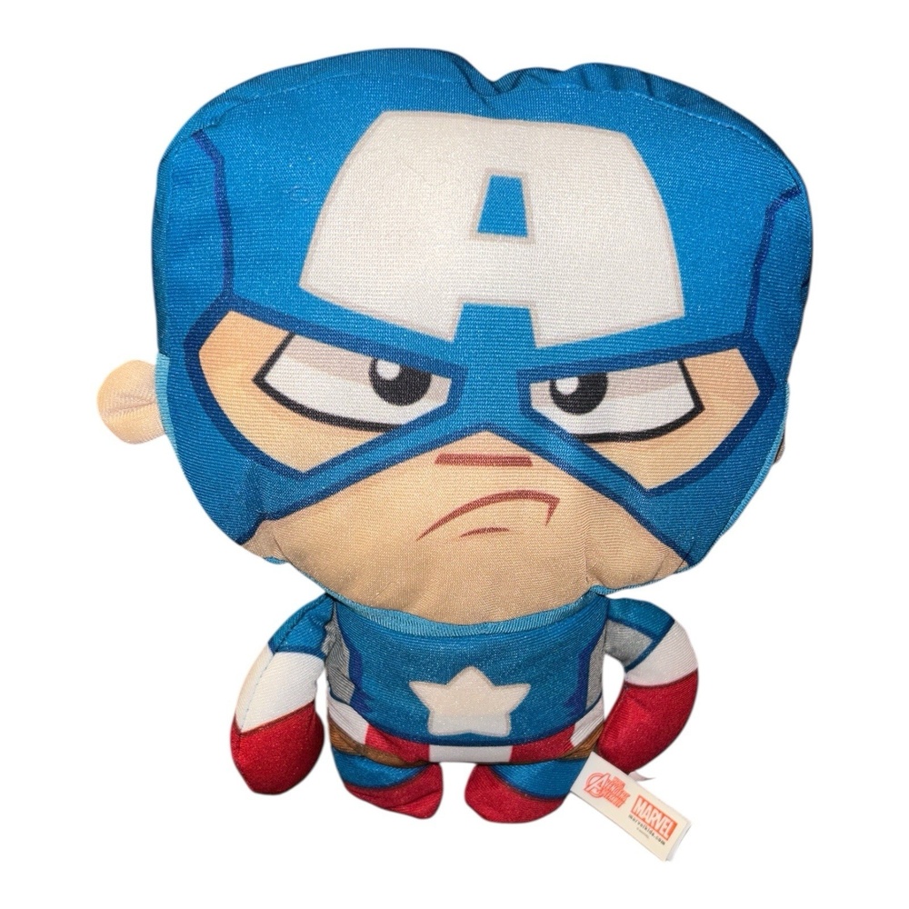 Marvel Avengers Assemble Captain America 8” Plush Stuffed Doll by Good Stuff